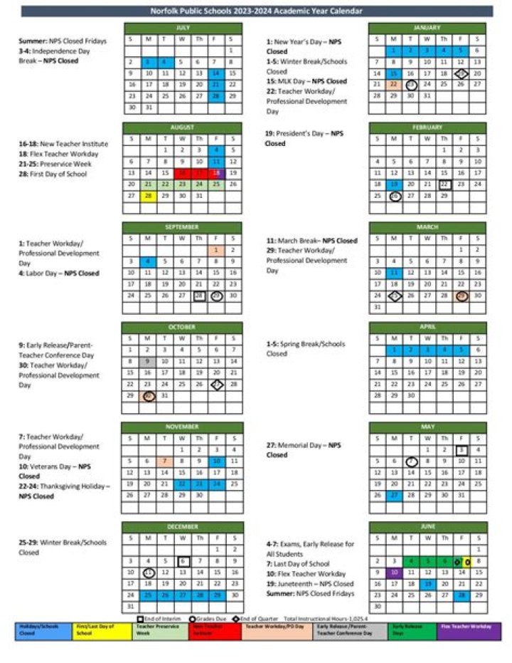 Chesapeake Public Schools Calendar 25-26: Key Dates for Families